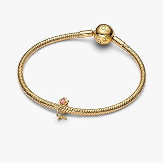 Pandora Jewellery Pandora Gold Plated Tulip Openwork Charm 2931536