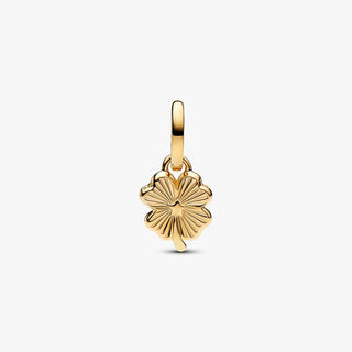 Pandora Jewellery Pandora Gold Plated White Lucky Clover Dangle Charm 2931537