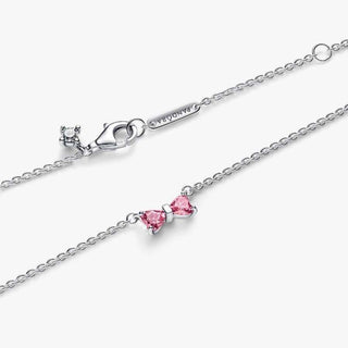Pandora Pink Bow Pendant Necklace