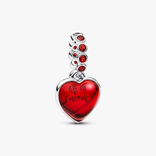 Pandora Jewellery Pandora Red Murano Glass Heart Double Dangle Charm 2931499