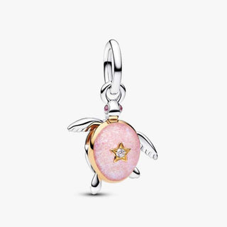 Pandora Jewellery Pandora Silver 2026 Pink Sea Turtle Laboratory Grown Diamond Dangle Charm 2931468