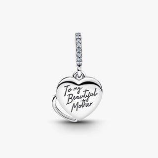Pandora Jewellery Pandora Silver Beautiful Mother Double Dangle Charm 2931520