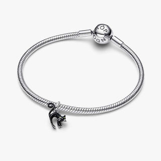 Pandora Jewellery Pandora Silver Black Cat Dangle Charm 2931583