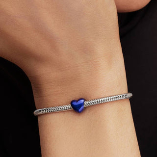 Pandora Jewellery Pandora Silver Blue Heart Mini Charm 2931594