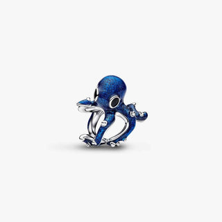Pandora Silver Blue Octopus Charm