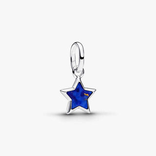 Pandora Jewellery Pandora Silver Blue Star Mini Dangle Charm 2933024