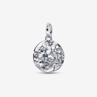 Pandora Silver Cherry Blossom Medallion Charm