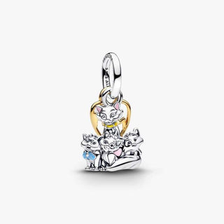 Pandora Jewellery Pandora Silver Disney Aristocats Duchess & Kittens Dangle Charm 2931531