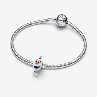 Pandora Silver Disney Frozen Olaf Charm on blet