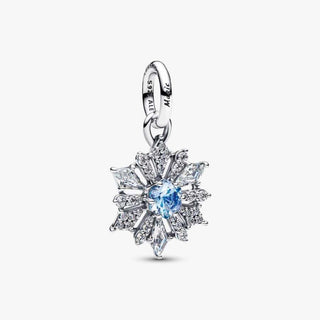 Pandora Silver Disney Frozen Queen Elsa Snowflake Dangle Charm