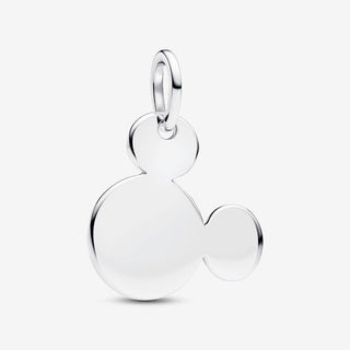 Pandora Silver Disney Mickey Mouse Engravable Dangle Charm