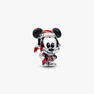 Pandora Silver Disney Mickey Mouse Holiday Charm
