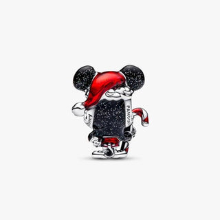 Pandora Silver Disney Mickey Mouse Holiday Charm back