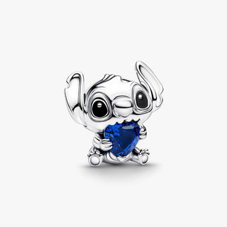 Pandora Jewellery Pandora Silver Disney Stitch Blue Heart Charm 2931579
