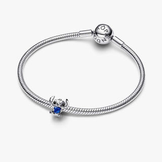Pandora Jewellery Pandora Silver Disney Stitch Blue Heart Charm 2931579