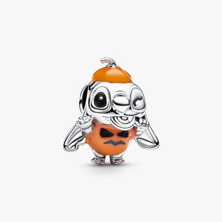 Pandora Jewellery Pandora Silver Disney Stitch Halloween Pumpkin Charm 2931578
