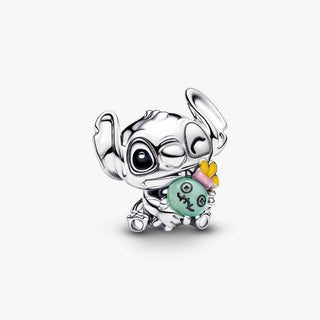 Pandora Jewellery Pandora Silver Disney Stitch & Scrump Charm 2931529