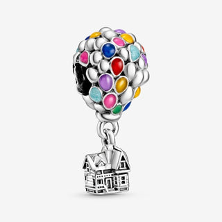Pandora Silver Disney Up House & Balloons Charm