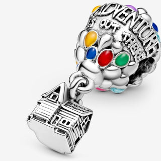 Pandora Silver Disney Up House & Balloons Charm