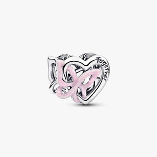 Pandora Jewellery Pandora Silver Entwined Heart & Butterfly Charm 2931523