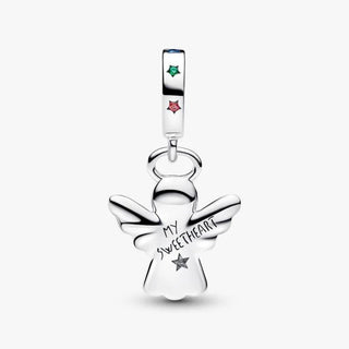 Pandora Silver Gingerbread Angel Dangle Charm