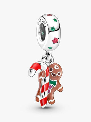 Pandora Silver Gingerbread Man Dangle Charm