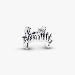 Pandora Silver Handwritten Family Charm