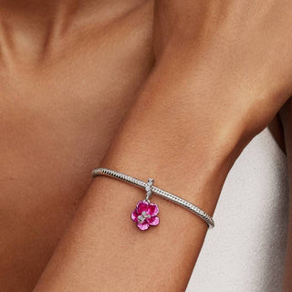 Pandora Jewellery Pandora Silver Hibiscus Dangle Charm 2933033