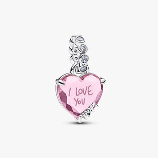 Pandora Jewellery Pandora Silver I Love You Mom Dangle Charm 2931522