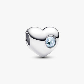 Pandora Jewellery Pandora Silver March Engravable Heart Charm 2931401