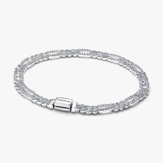 Pandora Silver Oval Cuban Chain Bracelet