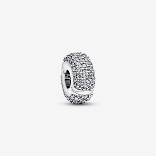 Pandora Silver Pavé Clip Charm