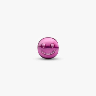 Pandora Jewellery Pandora Silver Pink Happy Face Mini Charm 2931597