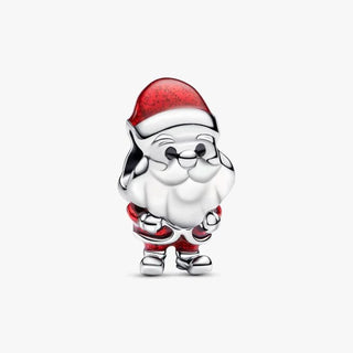 Pandora Silver Playful Santa Charm