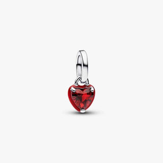 Pandora Jewellery Pandora Silver Red Chakra Heart Mini Dangle Charm 2931477