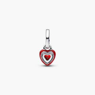 Pandora Jewellery Pandora Silver Red Chakra Heart Mini Dangle Charm 2931477