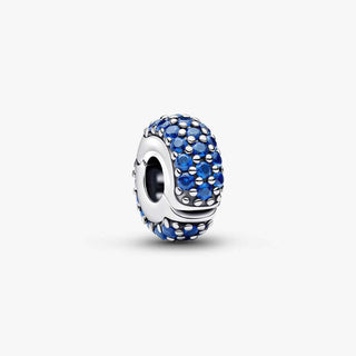 Pandora Jewellery Pandora Silver Royal Blue Stone Clip Charm 2933035