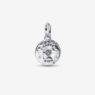 Pandora Silver Skull Medallion Charm back