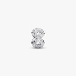 Pandora Jewellery Pandora Silver Textured Infinity Symbol Mini Charm 2931508