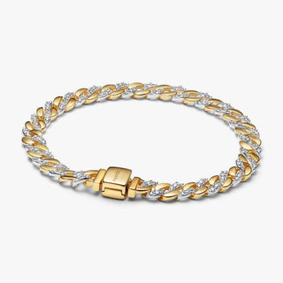 Pandora Two-tone Pavé Cuban Chain