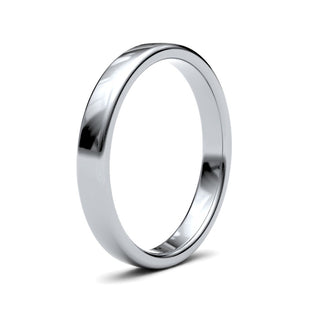 Fine Jewellery Jewellery Platinum 2.5mm Soft Court Medium Weight Wedding Ring 0611161