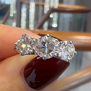 Platinum 3 Stone 1.70ct Diamond Ring