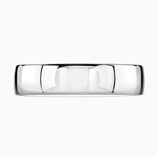 Platinum 5mm Low Domed Court Wedding Ring