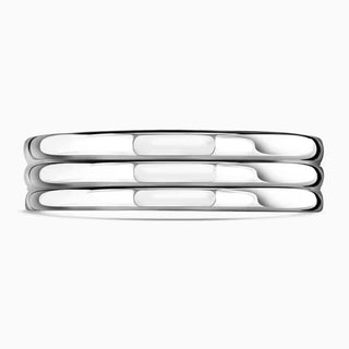 Platinum 6mm Domed Wedding Ring
