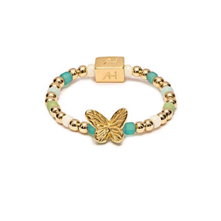 Annie Haak Jewellery Annie Haak Gold Plated Silver Papillon Turquoise Ring 1510998