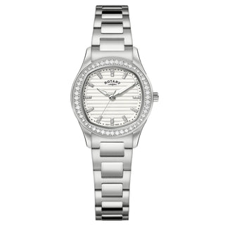Rotary Watches Rotary Brilliance 30mm Stainless Steel CZ Quartz Watch 3408037
