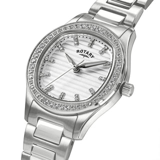 Rotary Watches Rotary Brilliance 30mm Stainless Steel CZ Quartz Watch 3408037