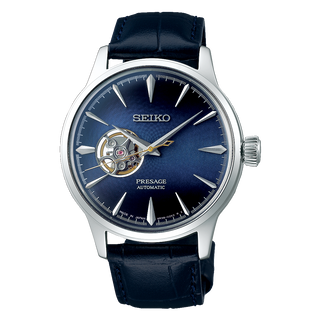 Seiko Watches Seiko Gents 40mm Stainless Steel Presage Blue Moon Automatic Watch 3518166