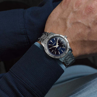 Seiko Watches Seiko Gents 40mm Stainless Steel Presage Navy Automatic Watch 3517562