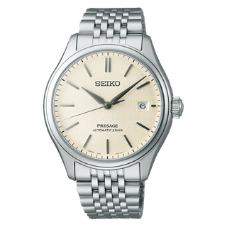Seiko Watches Seiko Gents 42mm Stainless Steel Presage Classic Shiro-iro Automatic Watch 3517568